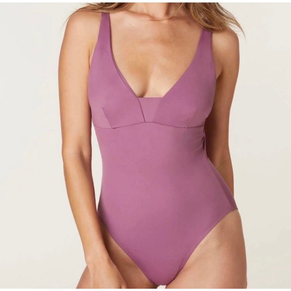 Andie Swim Mauve/Purple One-Piece Suit Size L